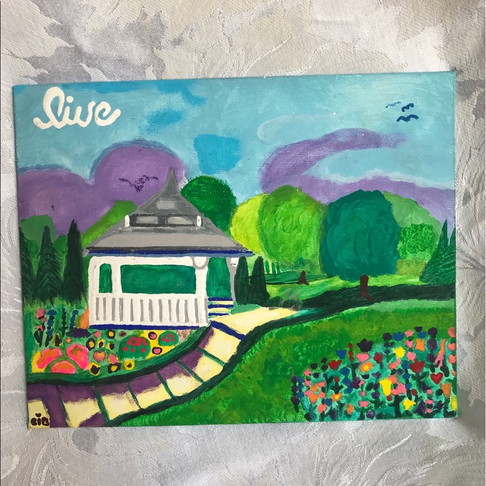 Acrylic Gazebo painting